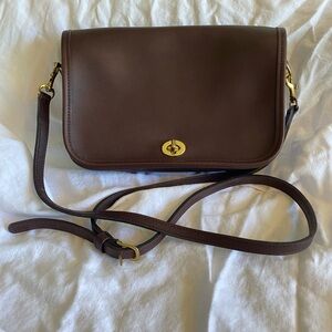 Coach E8C-9755 Crossbody Pocket Purse Brown